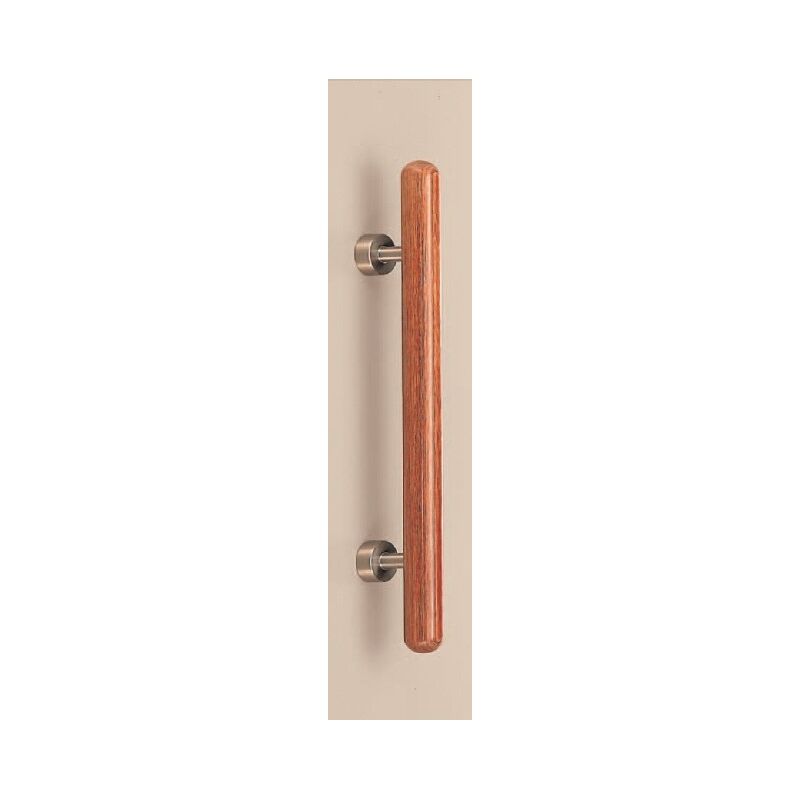 ウッドカプセル取手  抗菌　両面用(積層+真チュウ/M8×60)　標準扉厚 27mm～41mm
