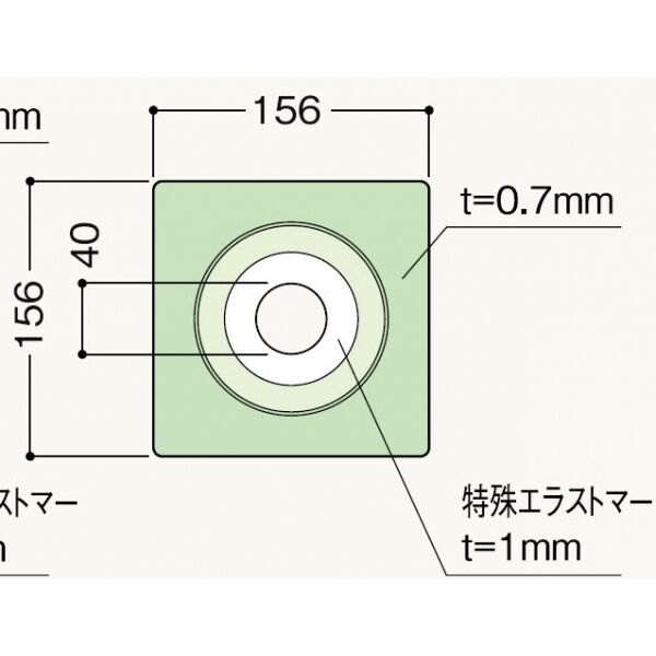 ウェザータイトパイプ用 φ50用