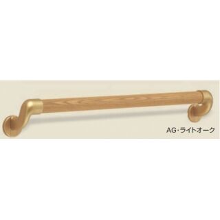 丸棒手すり(自然木+亜鉛合金+樹脂/A4×40)