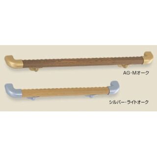 おにぎり形手すり(タモ集成材+亜鉛合金/A4×40)