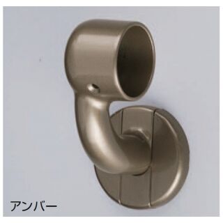 C形ブラケットL止(左) (亜鉛合金+樹脂/A4×40、A3.5×16×D6)