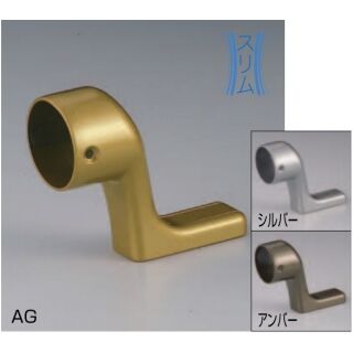 スリムブラケットL直止(亜鉛合金+樹脂/A4×40、A3.5×16×D6)