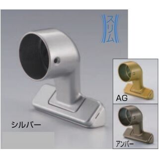 スリムブラケット真壁用止(亜鉛合金+樹脂/A4×40、A3.5×16×D6)