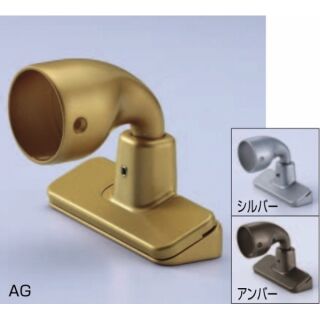 入隅ブラケット前出調整止(亜鉛合金+樹脂/A4×40、A3.5×16×D6、ホーロー5×5)