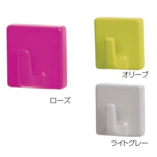 スクエアフック(ABS)Uピンタイプ