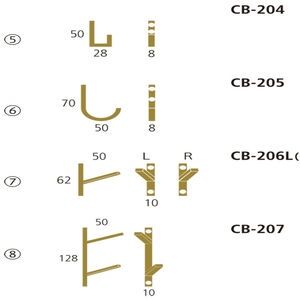 「真鍮鋳物」小物掛け/Hook