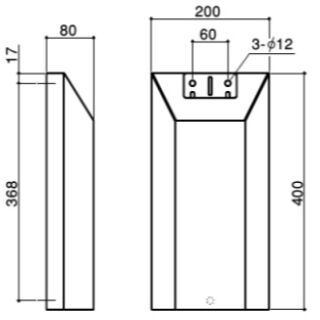 壁付クサリボックス