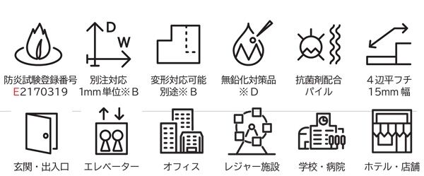 エクシーレイン　ナイロン製　屋内用