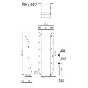 〔2×4用〕ビスどめヘビーハンガー
