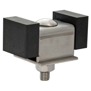 #5ステンレス　5号ゴム付き戸当り
