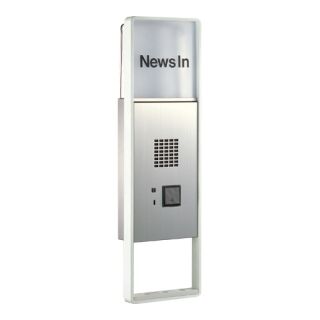 室名札付新聞受 照明付