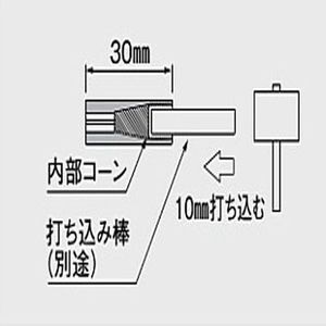 取付パーツ　Lパーツ（RC壁取付用アンカー・ステンレス製）