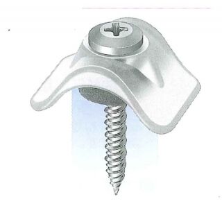 プラザハイロー[波型座金/専用パッキン付]ウエハーハイロー(ラスパートブラウン)<シンワッシャー>「ポリカ製ブラウン色プラスチック波型座金/専用パッキン付」200本入