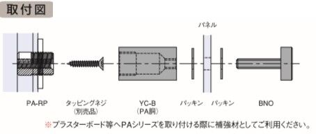 PAシリーズ　PA-RPタイプ　材質：真鍮