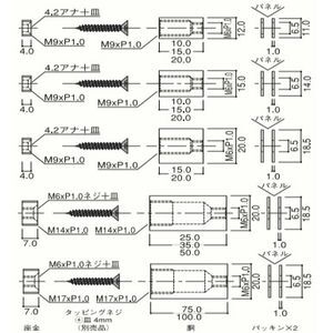 YCシリーズ　YC-B　材質：真鍮