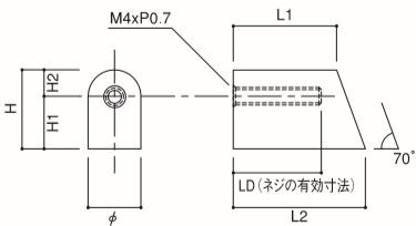 MPシリーズ　MP-M90タイプ　材質：真鍮