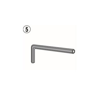 別売品　5　BNO-S皿P用ピン・六角レンチL型