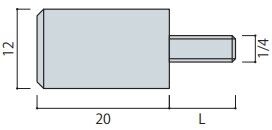 12Φオンダボ20（1袋＝10個入）