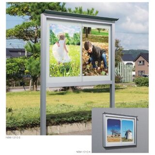 NBM型 ソーラーLED照明付 壁付タイプ