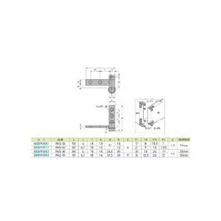 PH型ピボットヒンジ（正面型）　800090977