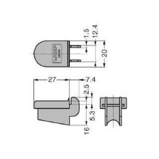 SPHL型　ステンレス製棚受　重量用　800030913