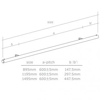 「linea」ハングバー25φ
