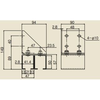 ニュートン10(N10)　横継受け2連