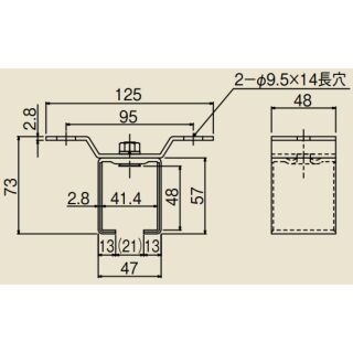 ニュートン10(N10)　天井受け1連