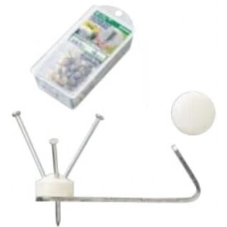 石膏釘　ステンレスフック　ハーフバリューパック　(1パック＝15セット)