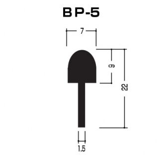 イーグル　真鍮 埋込レール　BP-5