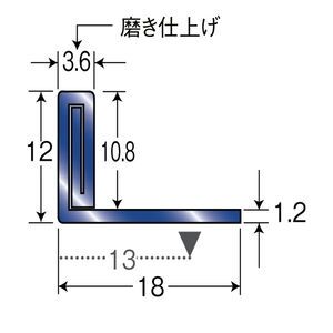 ステンレスフロアージョイナー　穴有　ステンレス製（SUS304 18.8cr）