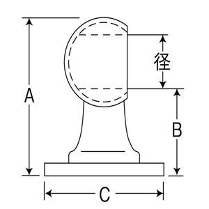 真鍮ブラケット　真鍮製　片