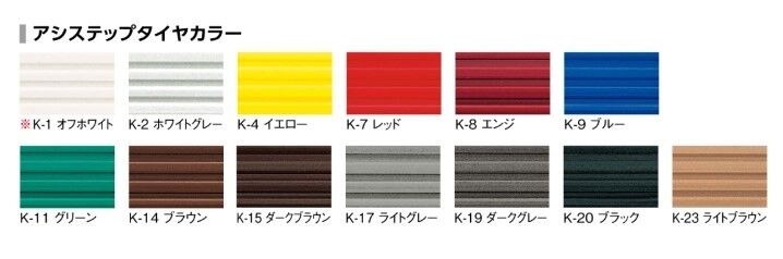 ノンスリップ　塩ビタイル・長尺シート用　アルミ製(A6063S-T5)　穴有（タイヤ付）