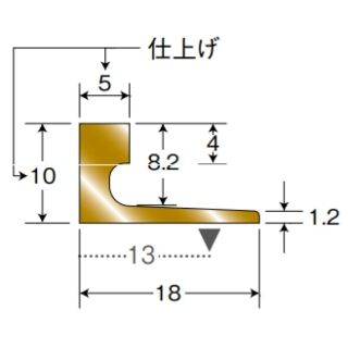真鍮フロアジョイナー　真鍮製　穴有