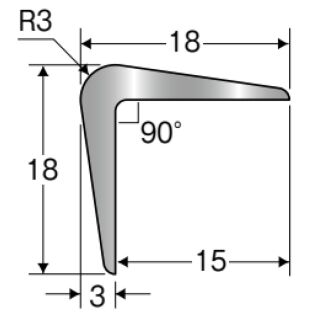 ホテル・店舗向けコーナーガード　Verta E218