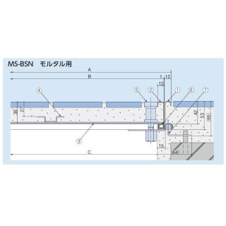 ボルトロック施錠式フロアーハッチ