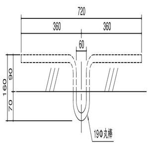 吊金具 吊りフック 1t用