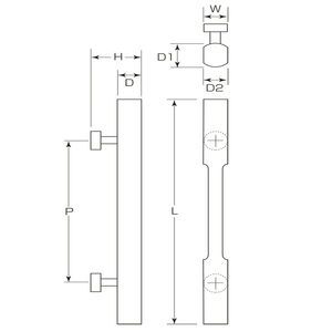 マイウッド　I型ハンドル（両面用）