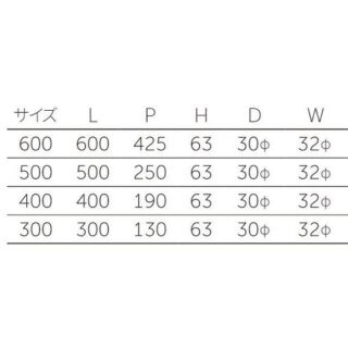 タモウッド　丸棒ハンドル（両面用）（30Φ）（旧：福岡ハンドル）