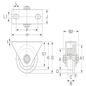 オールステンレス　枠付トロッシャー重量車（L型）