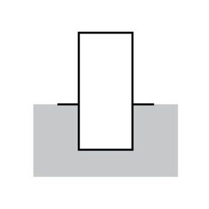 バリカー横型　車止め　スタンダード　スチールハイショルダータイプ　φ60.5　W1000　横桟付き