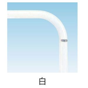 バリカー横型　車止め　スタンダード　スチールハイショルダータイプ　φ60.5　W3000　横桟付き