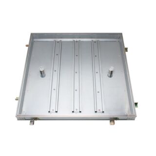 モルタル充填用（充填深さ：23.5mm） 屋内用 一般形 アルミニウム+ステンレス製 ステンレス目地 テーパ構造形