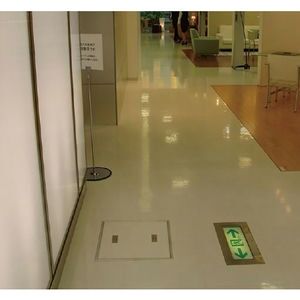 モルタル充填用（充填深さ：29mm） 屋内用 一般形 スチール製 ステンレス目地 把手ロック式