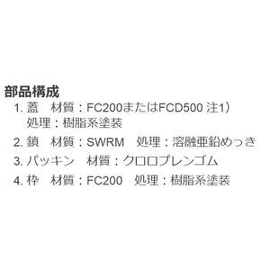 ハンドホール用 簡易密閉形（簡易防水・防臭形） T荷重：T-6