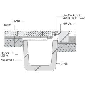ボーダースリット（スリット幅60mm） T荷重：T-14
