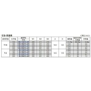 センタースリット（スリット幅60mm） T荷重：T-14　蓋+枠セット