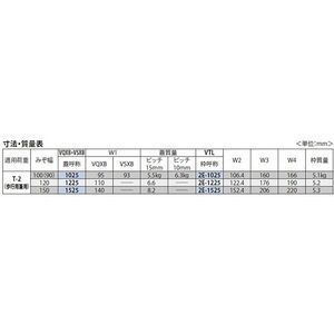 バーチカルスリット T荷重：T-2(歩行用兼用)　枠：定尺1m