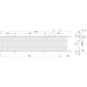 『ステンレス製グレーチング』細目滑り止め模様付　ローレット模様　歩道用　T荷重：歩行用（すきま6mm）