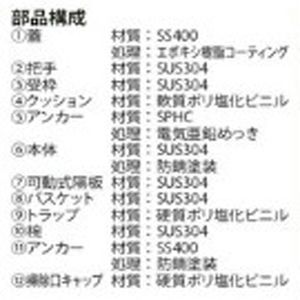 厨房用　側溝式床吊型　グリース阻集器